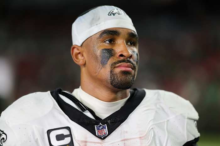 Jalen Hurts and the Philadelphia Eagles will look to move to 6-0 in Week 6 against the New York Jets.